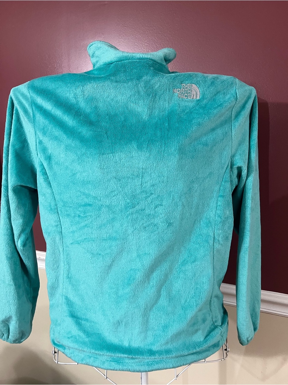 Women's teal fleece jacket